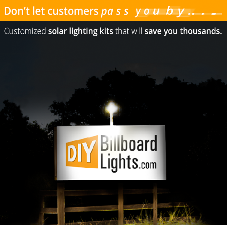 Custom DIY LED Sign Lighting Kits For Busniness Owners: DIY Billboard Light Sign DEFAULT- Mobile